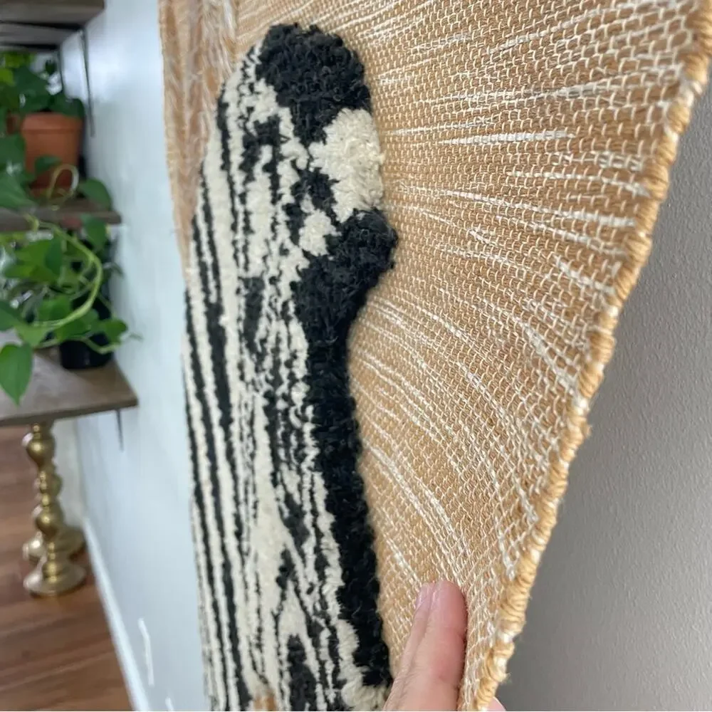 Vintage | RARE Tom Taylor Safari Tapestry African Decor Wall Hanging Zebra 1990